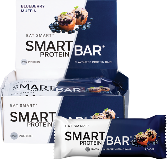 Smart Protein Bar Blueberry Muffin Flavour Protein Bar - Box of 12