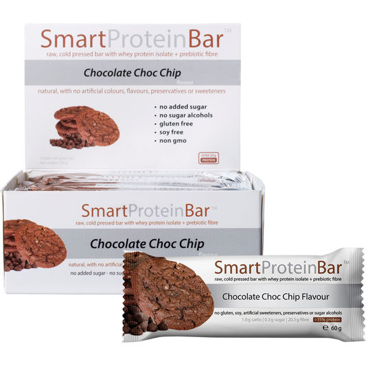 Smart Protein Bar Chocolate Choc Chip Flavour Protein Bar - Box of 12