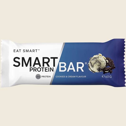 Smart Protein Bar Cookies & Cream Flavour Protein Bar - Box of 12