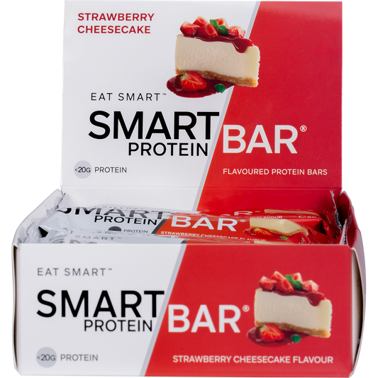 Smart Protein Bar Strawberry Cheesecake Flavour Protein Bar - Box of 12
