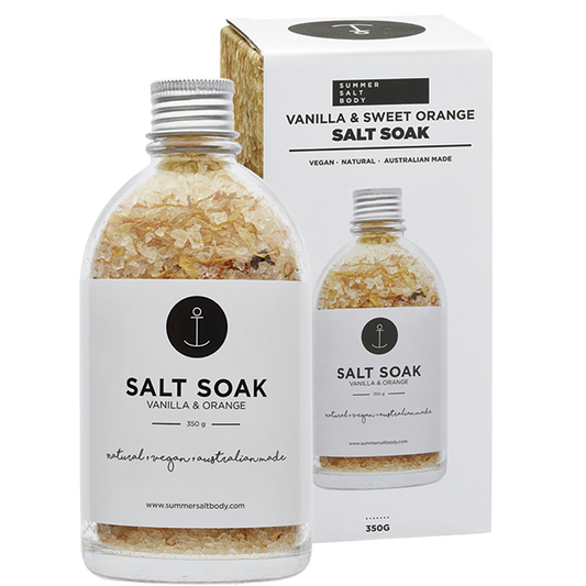 Summer Salt Body Salt Soak Vanilla & Sweet Orange