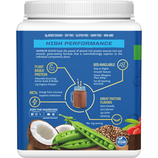 Sunwarrior Protein Powder Warrior Blend Chocolate