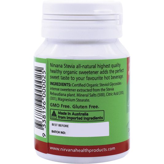 Nirvana Organics Stevia Tablets 6 x 250 Tabs