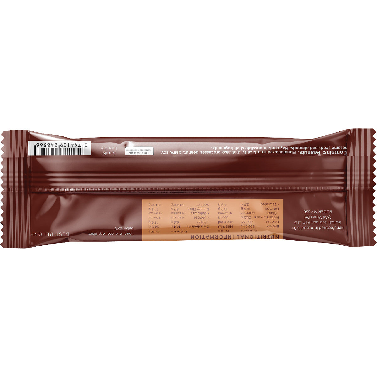 SWITCH NUTRITION Plant Protein Bar Choc Peanut Butter x 12
