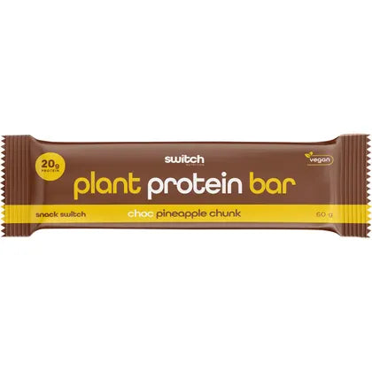 SWITCH NUTRITION Plant Protein Bar Choc Pineapple Chunk x 12