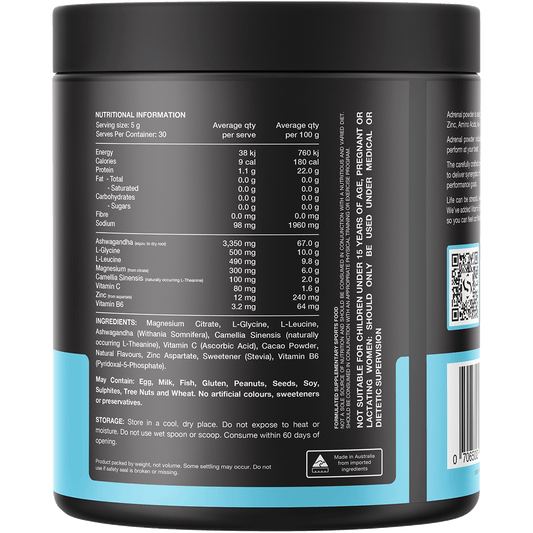 Switch Nutrition Adrenal Magnesium Support Powder Chocolate