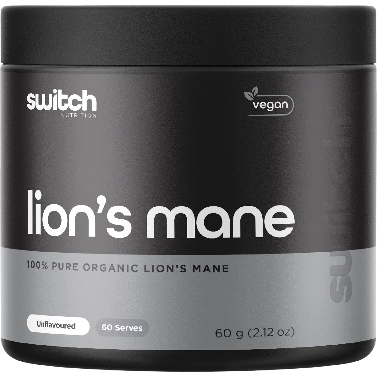 SWITCH NUTRITION Lion's Mane 100% Pure Organic Unflavoured 1 x 60g