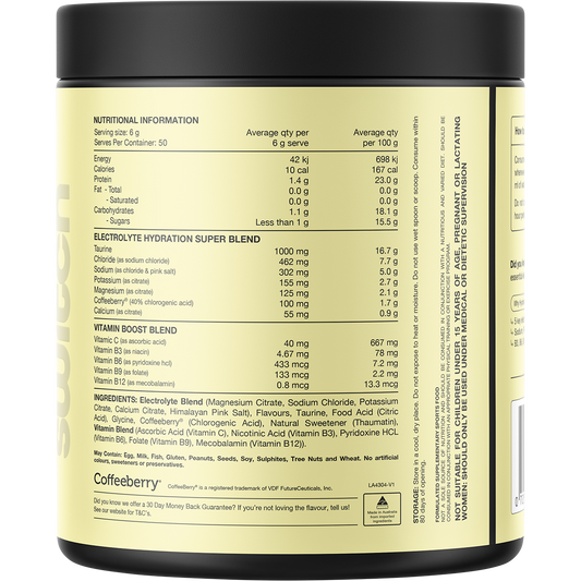 Switch Nutrition Hydrate Everyday Sugar Free Electrolytes Mango Passionfruit