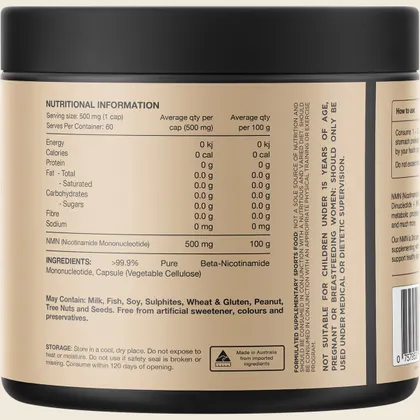 Switch Nutrition NMN Pure Nicotinamide Mononucleotide
