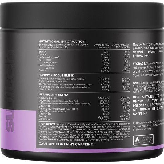 Switch Nutrition Thermal Thermogenic Energy Formula Mango Passionfruit