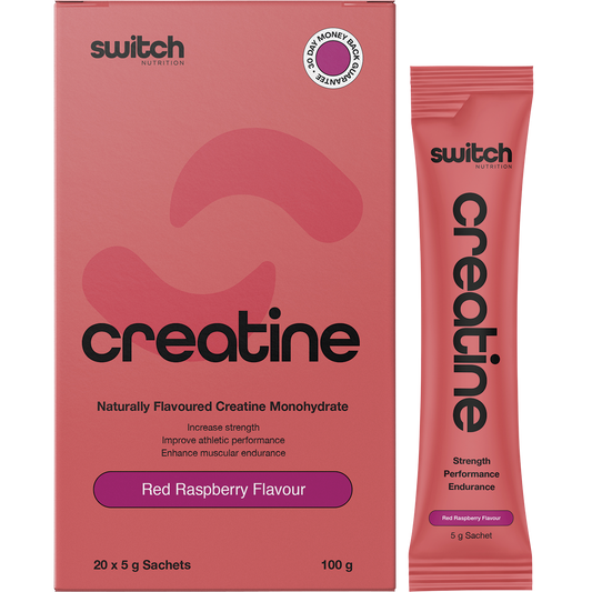 Switch Nutrition Creatine Monohydrate Sachets Red Raspberry