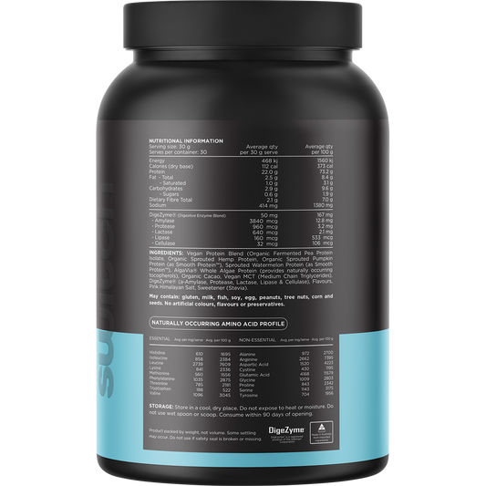 Switch Nutrition Protein Organic Sprouted Plant Choc Sea Salt