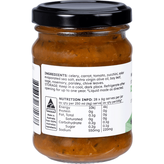 The Broth Sisters Vegetable Stock Concentrate No Onion Or Garlic