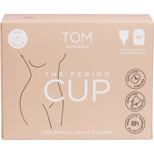 TOM ORGANIC The Period Cup Size 1 Regular 6 x 1pk