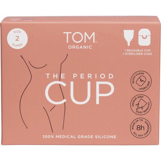 TOM ORGANIC The Period Cup Size 2 Super 6 x 1pk