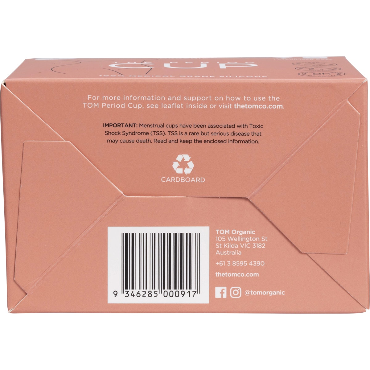 TOM ORGANIC The Period Cup Size 2 Super 6 x 1pk