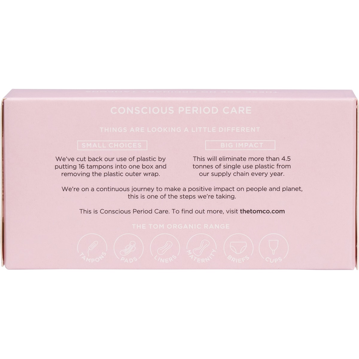 TOM ORGANIC Tampons Mini 12 x 16pk