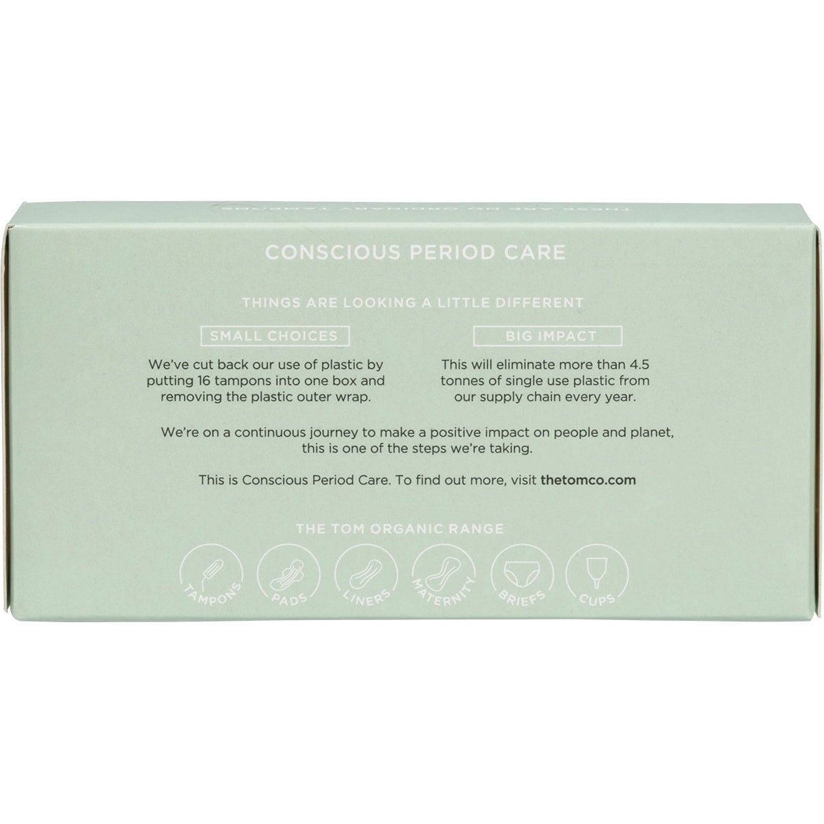 TOM ORGANIC Tampons Regular 12 x 16pk