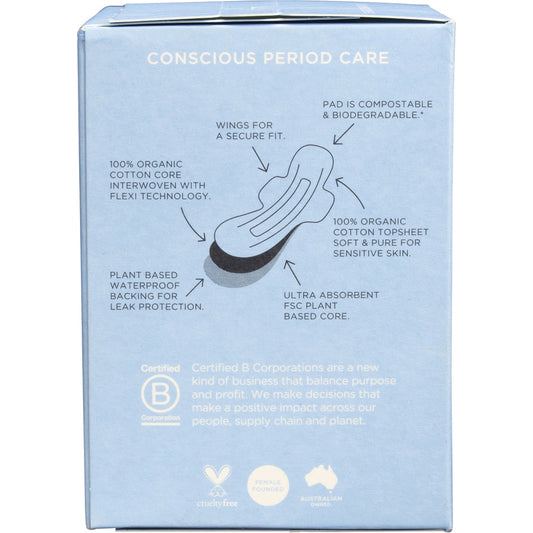 TOM ORGANIC Pads Super 6 x 10pk