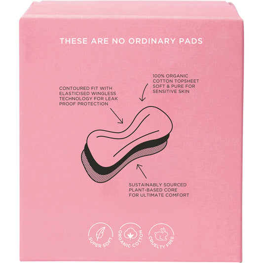 TOM ORGANIC Maternity Pads Wingless 4 x 8pk