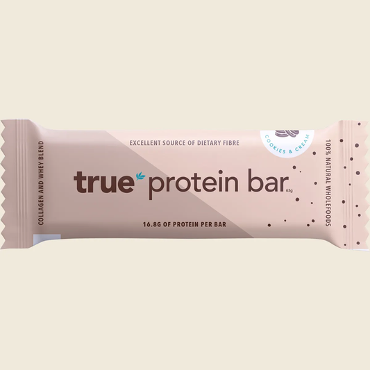 True Protein Protein Bar Cookies & Cream - Box of 12