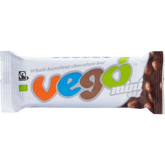 VEGO Whole Hazelnut Chocolate Bar Mini x 20