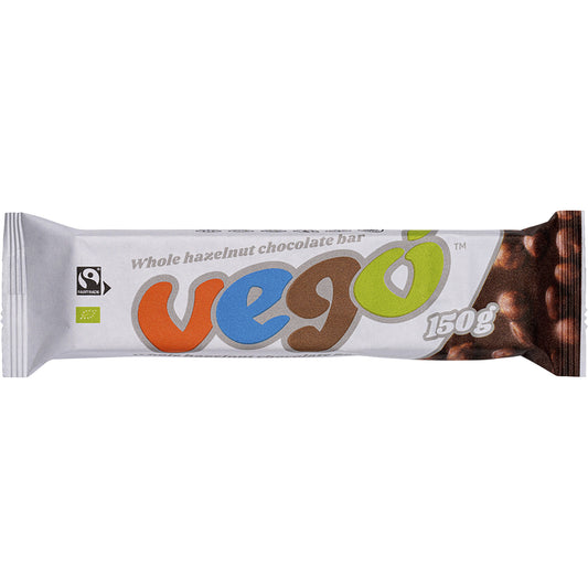 VEGO Whole Hazelnut Chocolate Bar x 20