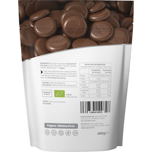 VEGO Fine Hazelnut Chocolate Melts x 1