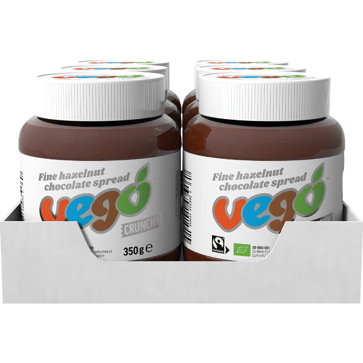 VEGO Hazelnut Chocolate Spread Crunchy x 6