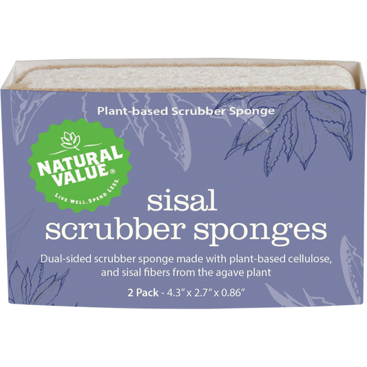 Natural Value Sisal Scrubber Sponge