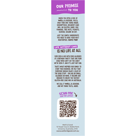 Well & Good Choc Fudge Brownie Mix