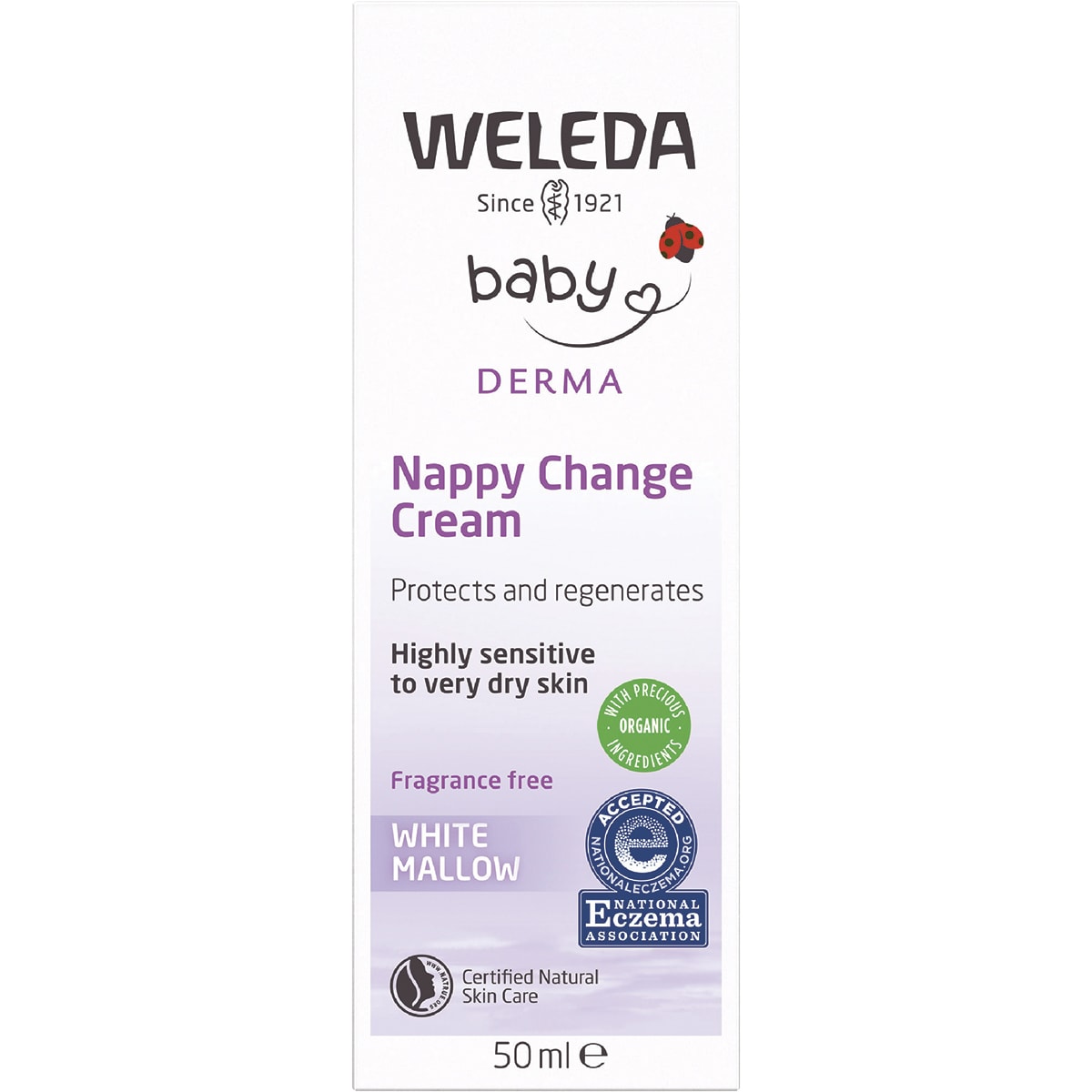 WELEDA Baby Nappy Change Cream White Mallow Fragrance Free 1 x 50ml