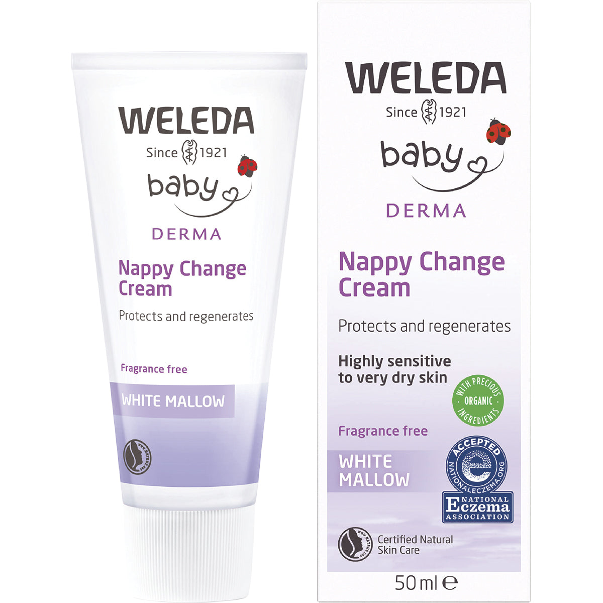 WELEDA Baby Nappy Change Cream White Mallow Fragrance Free 1 x 50ml