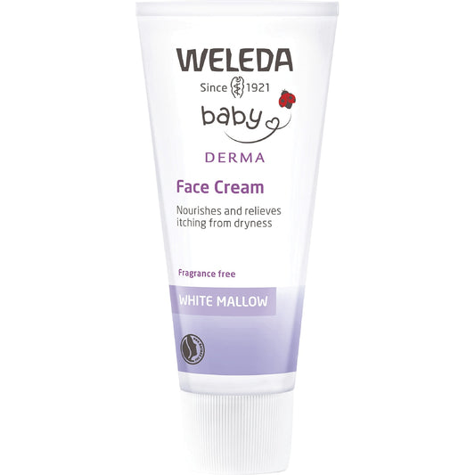 WELEDA Baby Derma Face Cream White Mallow Fragrance Free 1 x 50ml