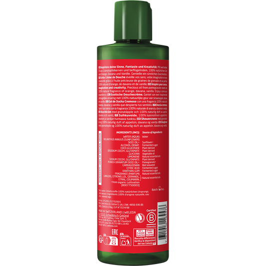 Weleda Inspire Shower Cream Pomegranate