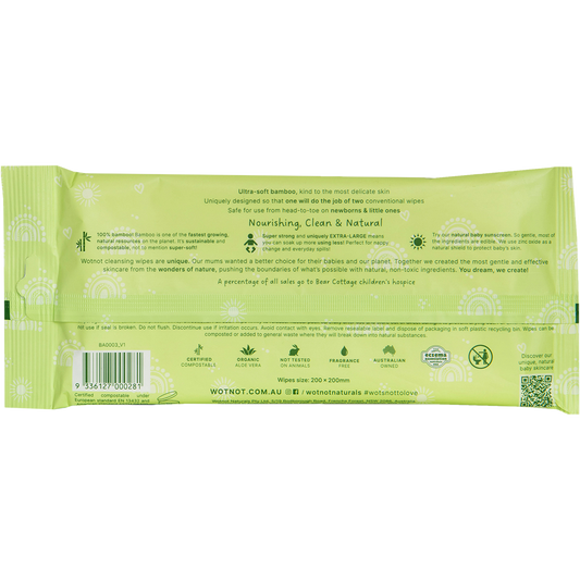 Wotnot Natural Baby Wipes for Case Refill Pack