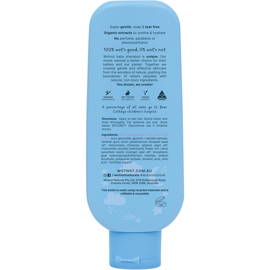 Wotnot Baby Shampoo Suitable For Sensitive Skin