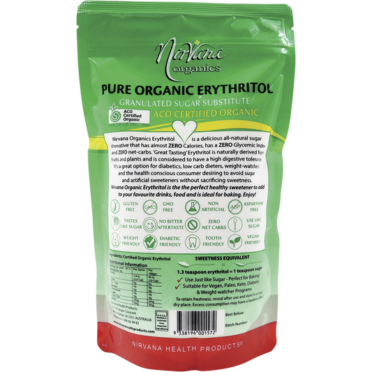 Nirvana Organics Erythritol Pure Organic