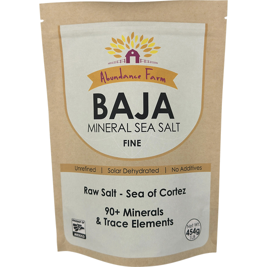 Abundance Farm Baja Mineral Sea Salt Fine