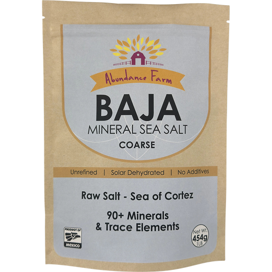 Abundance Farm Baja Mineral Sea Salt Coarse