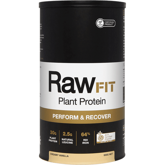 Amazonia RawFit Plant Protein Perform & Recover Creamy Vanilla