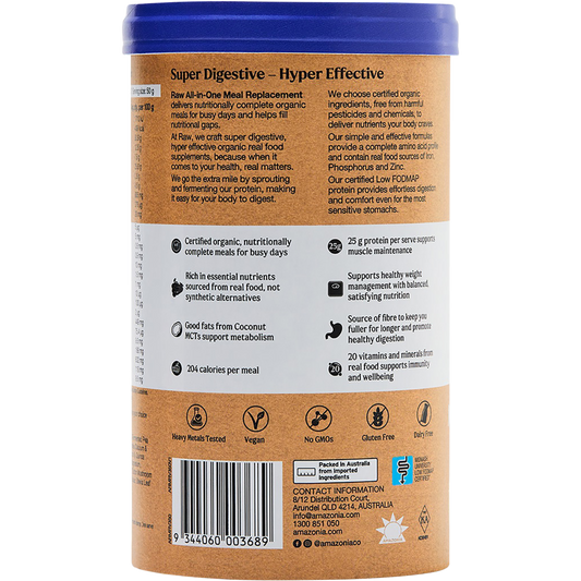 Amazonia Raw All-In-One Meal Replacement Vanilla Creme