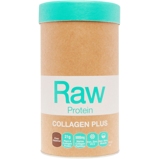 Amazonia Raw Protein Collagen Plus Choc Hazelnut