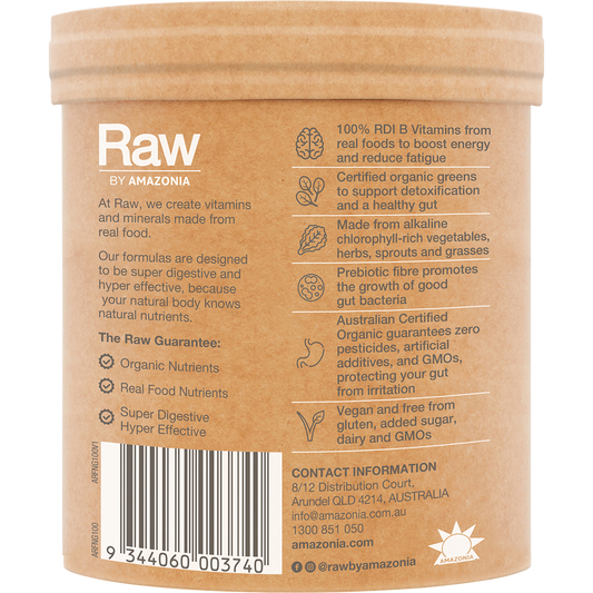 Amazonia Raw Organic Greens Vanilla Mint