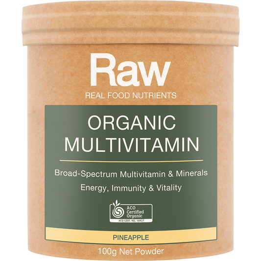Amazonia Raw Organic Multivitamin Pineapple