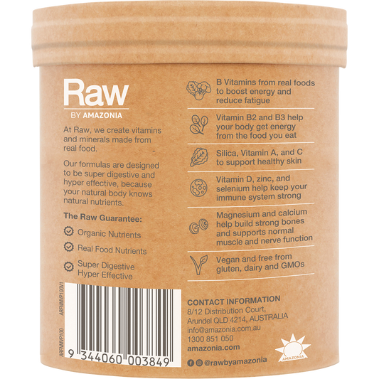 Amazonia Raw Organic Multivitamin Pineapple