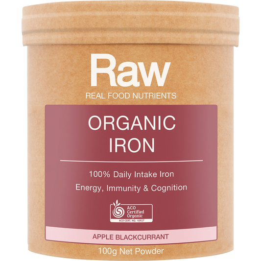 Amazonia Raw Organic Iron Apple Blackcurrant