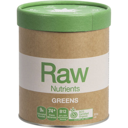 AMAZONIA Raw Nutrients Greens Mint & Vanilla 1 x 300g