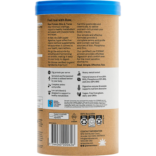 Amazonia Raw Protein Slim & Tone Vanilla Cinnamon