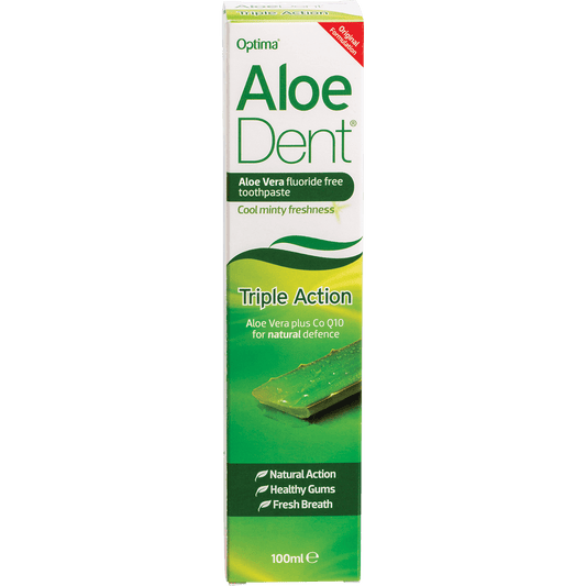 Aloe Dent Toothpaste Fluoride Free Triple Action